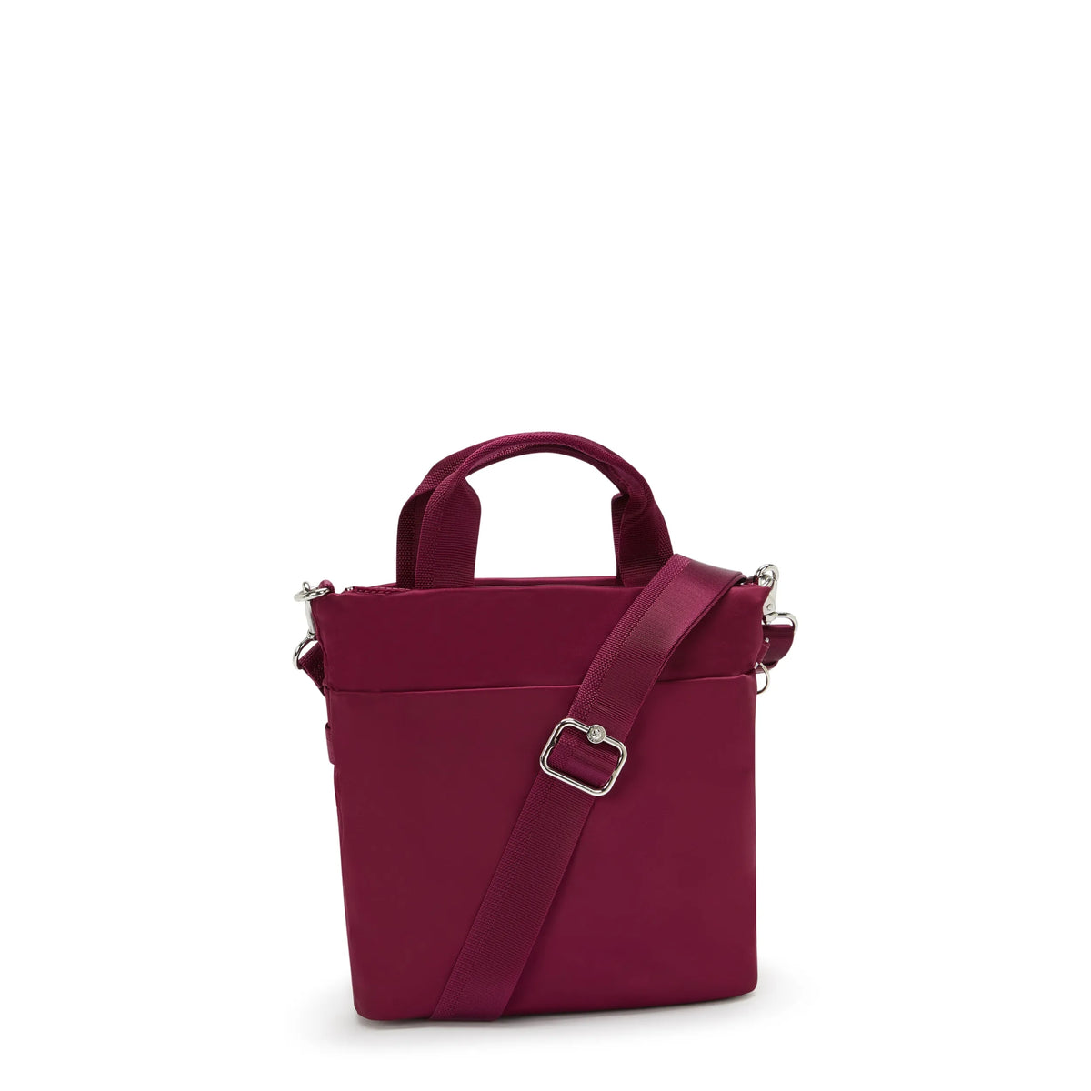 Antoinne Small Crossbody Tote Bag Lavish Purple Satin - 2