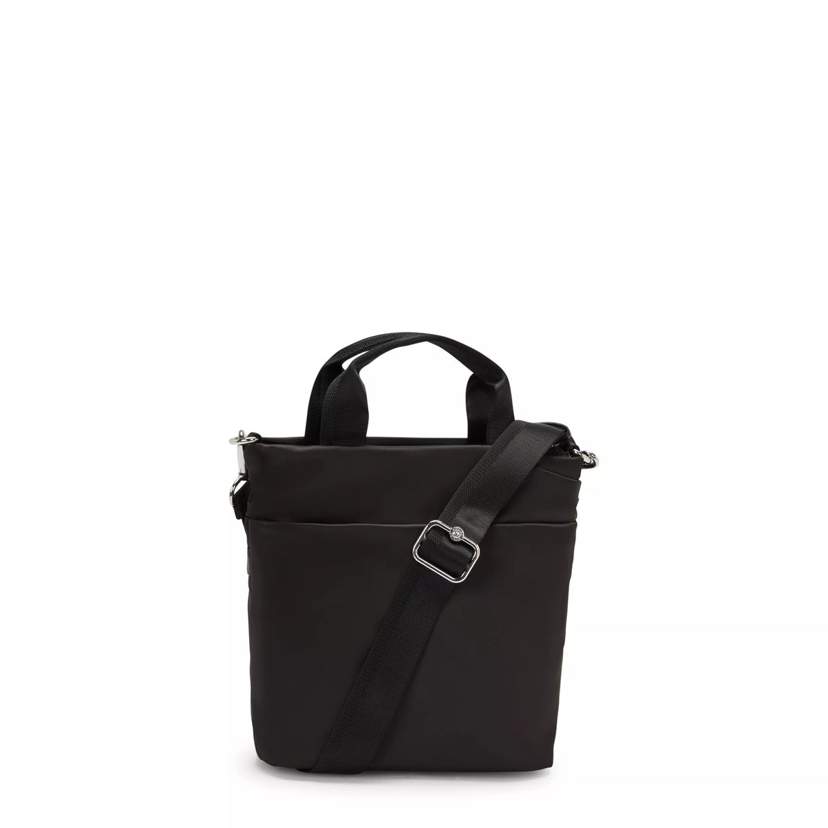 Antoinne Small Crossbody Tote Bag Charcoal Satin - 2
