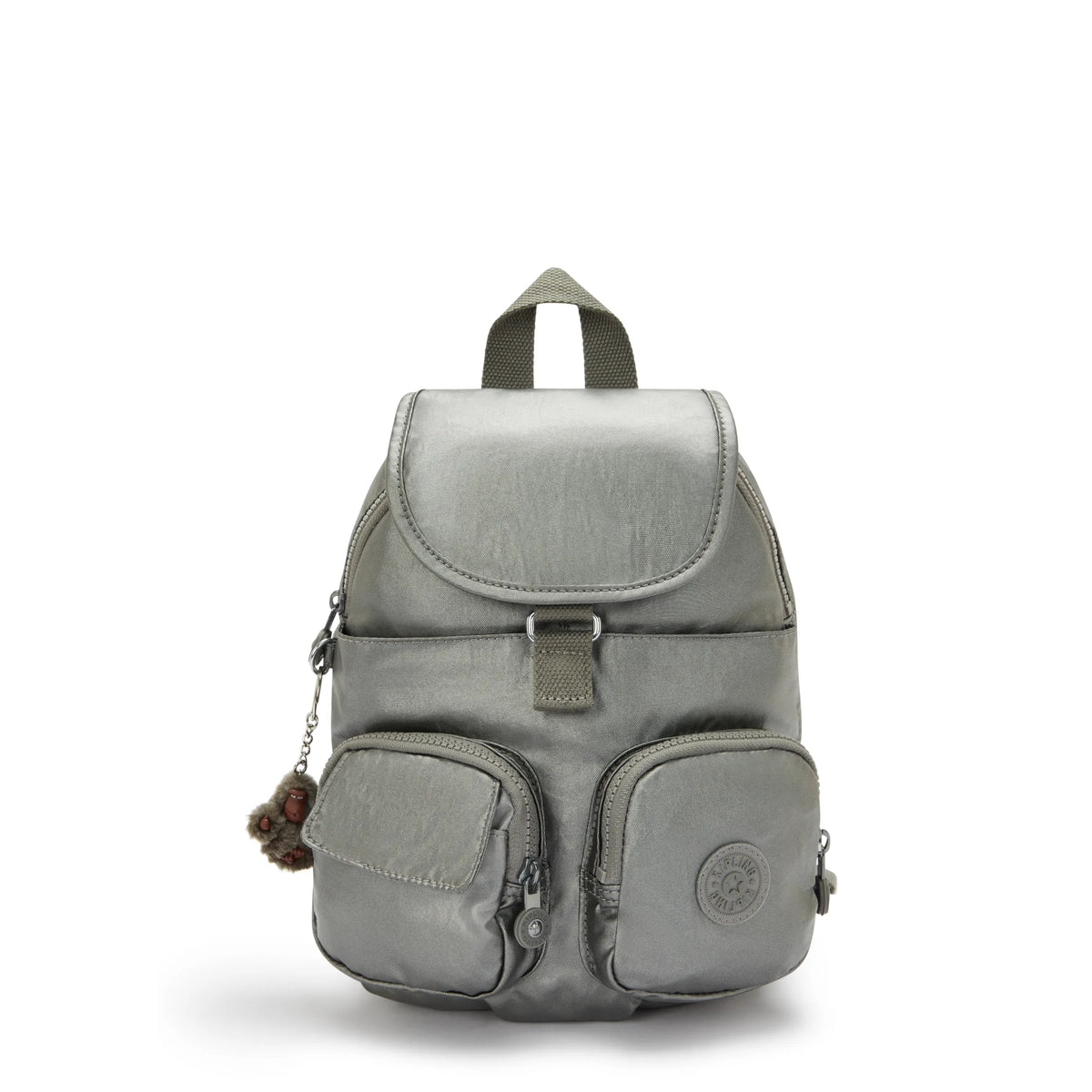 Lovebug Small Metallic Backpack Moon Grey Metallic - 1