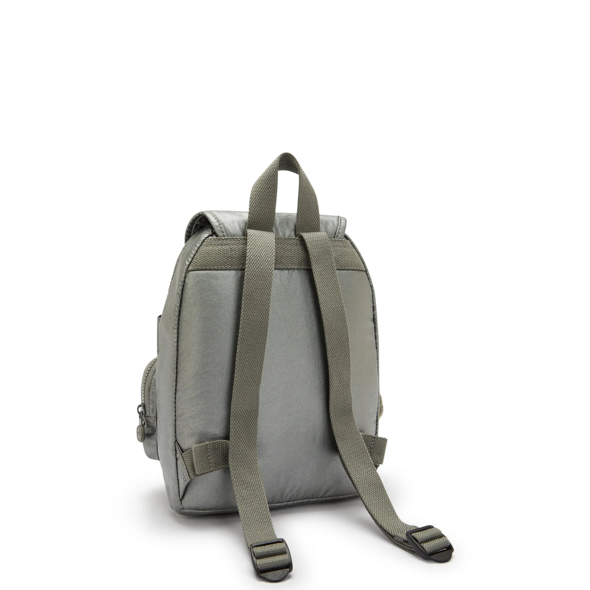 Lovebug Small Metallic Backpack Moon Grey Metallic - 2