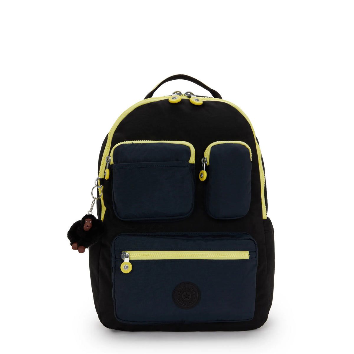 Seoul 17" Laptop Pocket Backpack Black Pocket Print - 