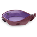 Naomi Medium Metallic Pouch Grape Wine Metallic - 4