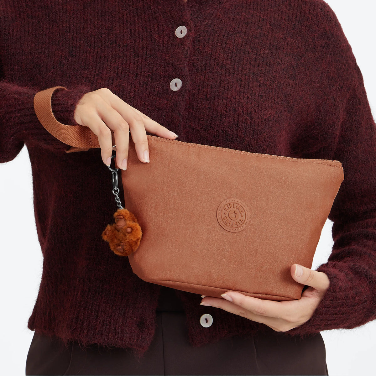 Naomi Medium Metallic Pouch Copper Glimmer - 2