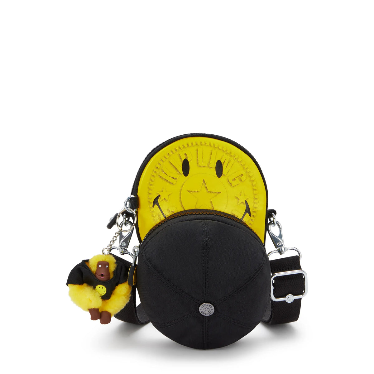 Cap Small Crossbody Yellow Fun Black - 