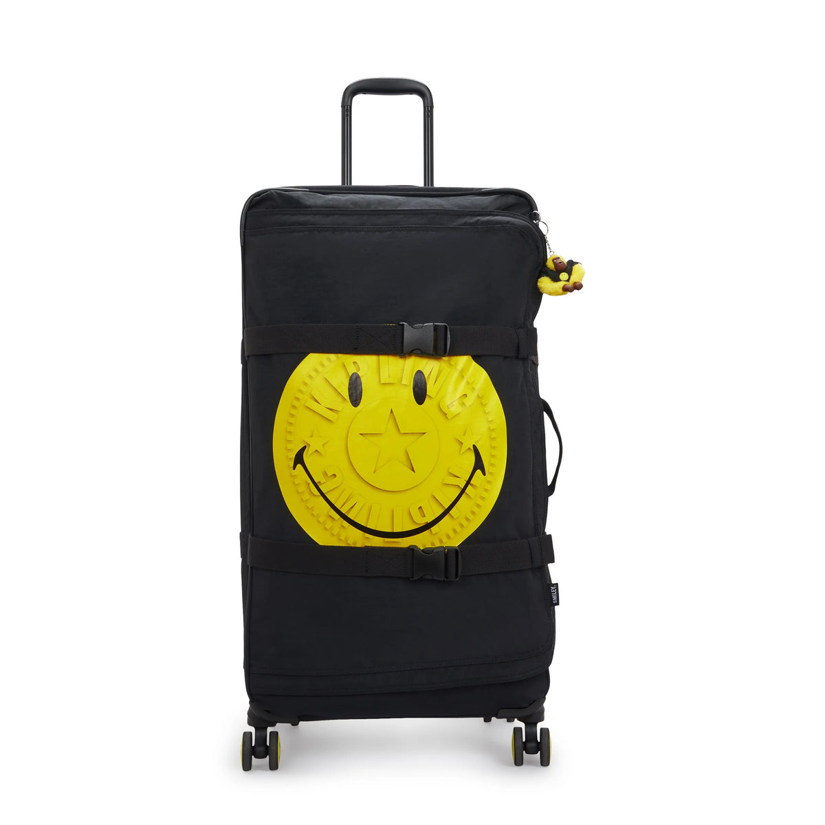 Spontaneous Large Rolling Luggage Yellow Fun Black - 