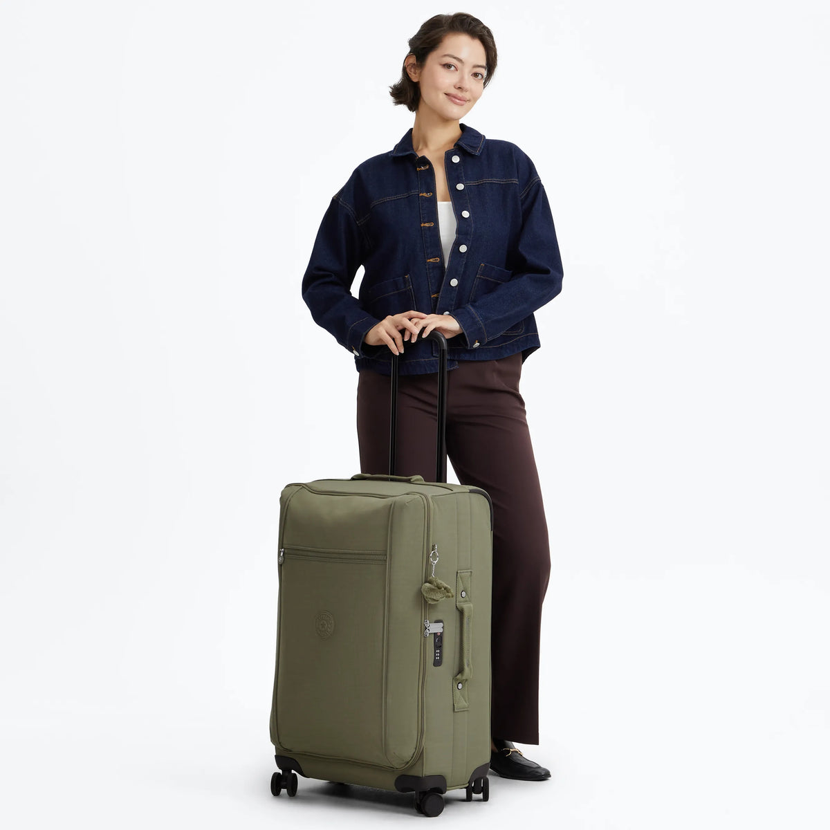 Jet Medium Rolling Luggage Almost Sage - 2