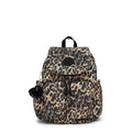 City Pocket Small Printed Backpack Wild Leopard - 1