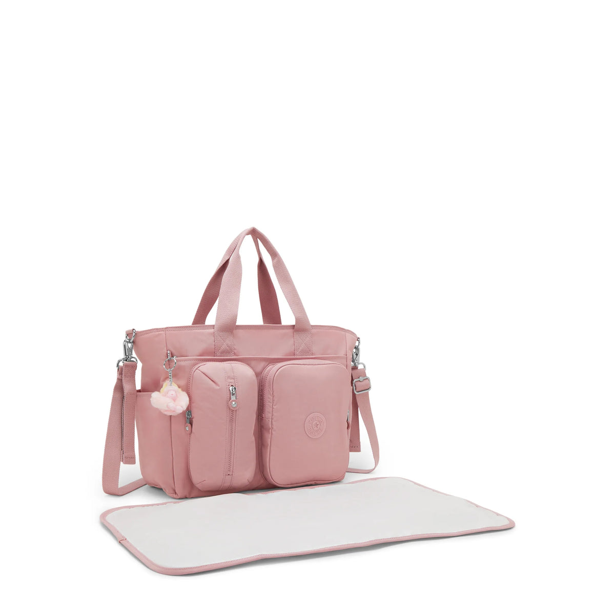 Babygear Convertible Diaper Backpack Tiny Smoky Blush - 2