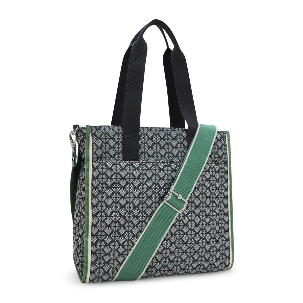 Deval Printed Tote Bag SIGNATURE BLACK EMBOSSED - 2