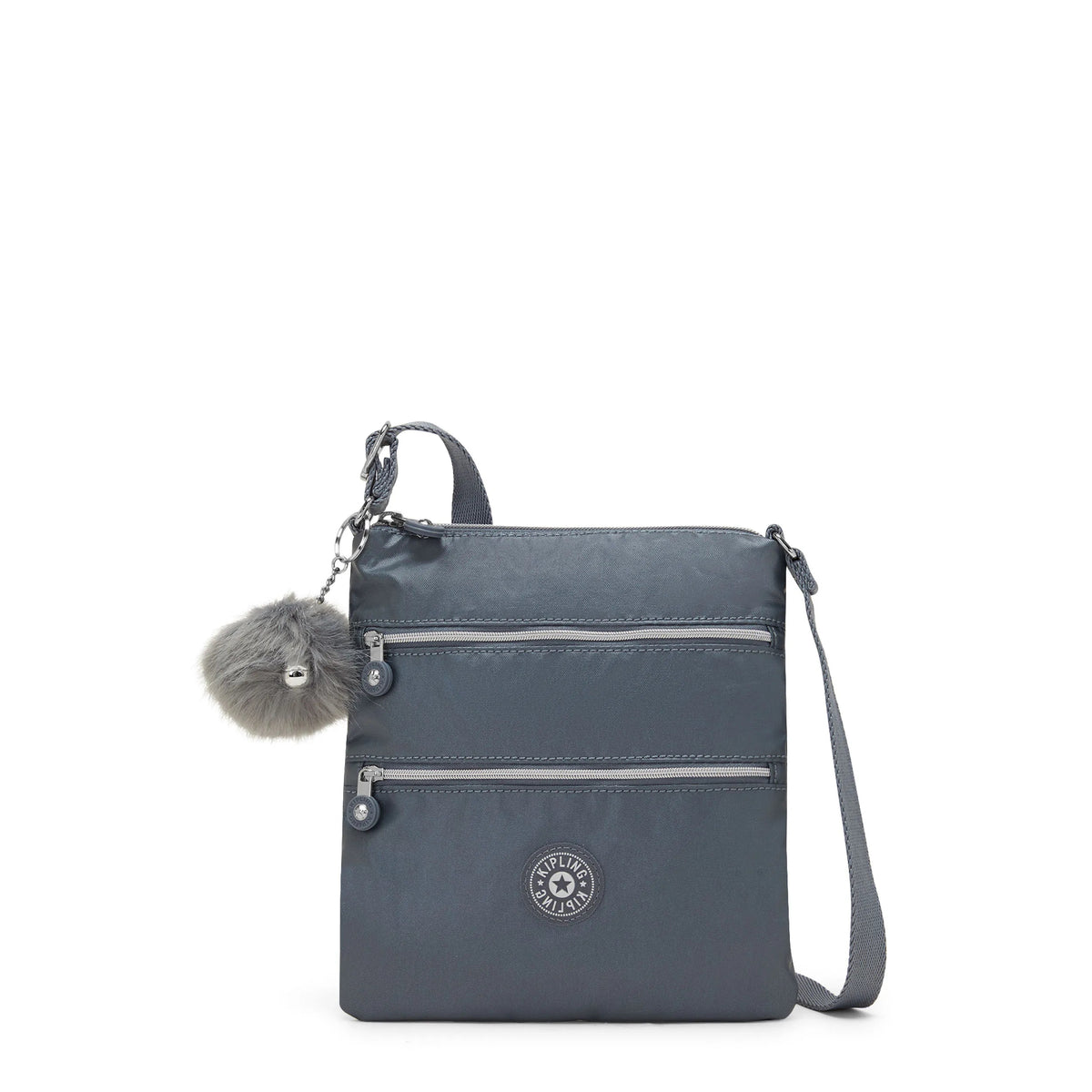 Keiko Metallic Crossbody Mini Bag Warm Steel Metallic - 