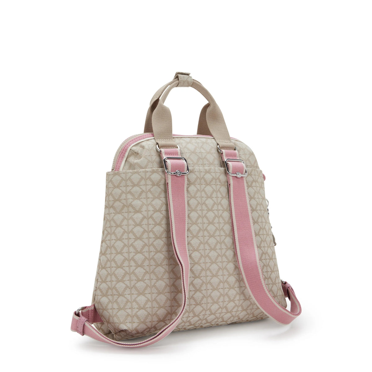 Goyo Printed Backpack Tote Bag Signature Beige Embossed - 2