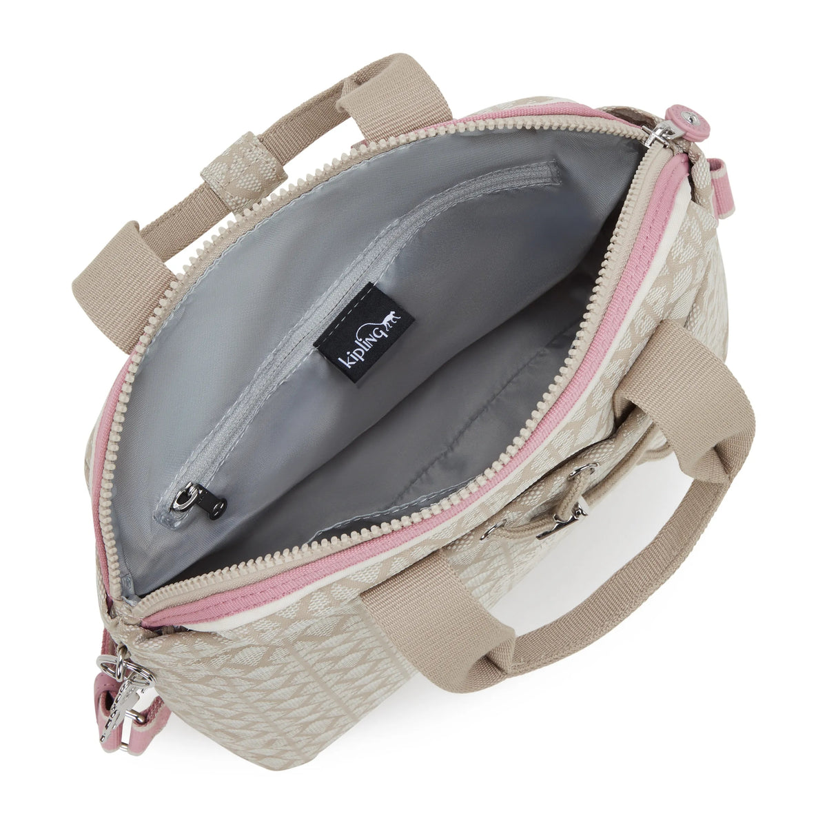 Goyo Printed Backpack Tote Bag Signature Beige Embossed - 3