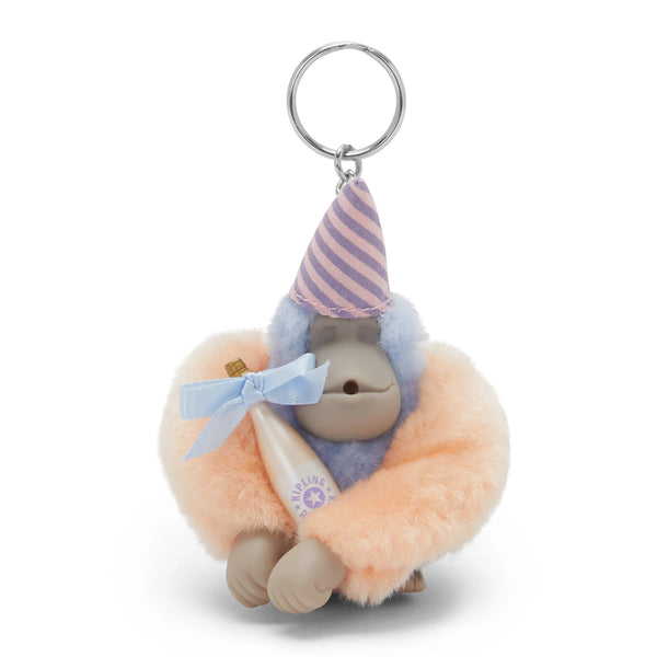 New Year Party Monkey Keychain