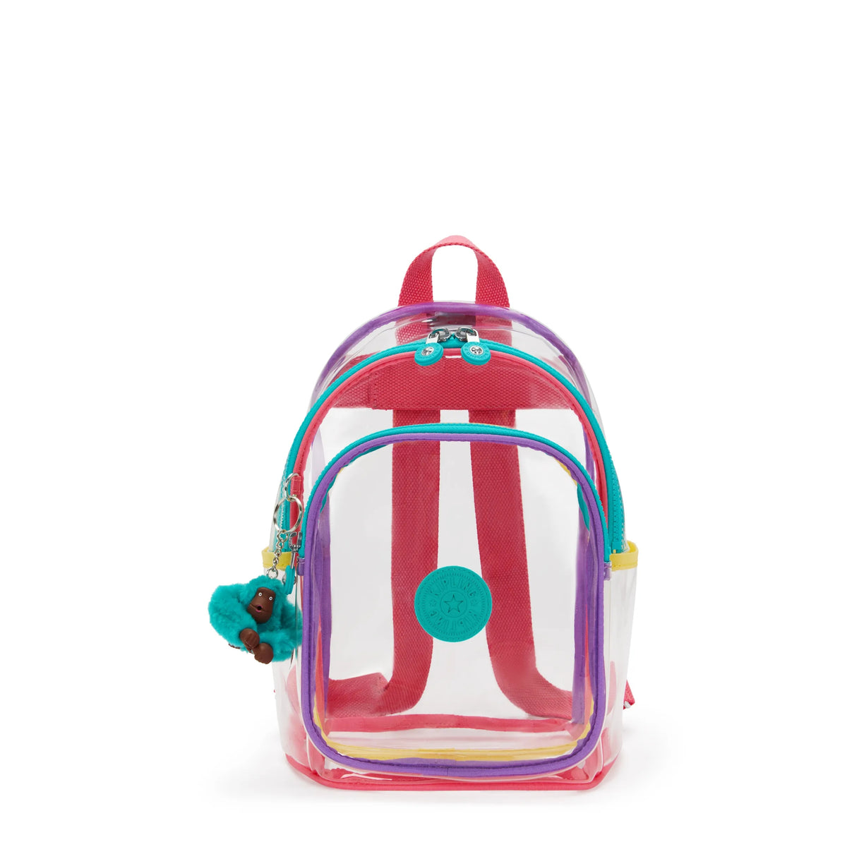 Jacinta Clear Backpack Peacock Pop Multi - 1
