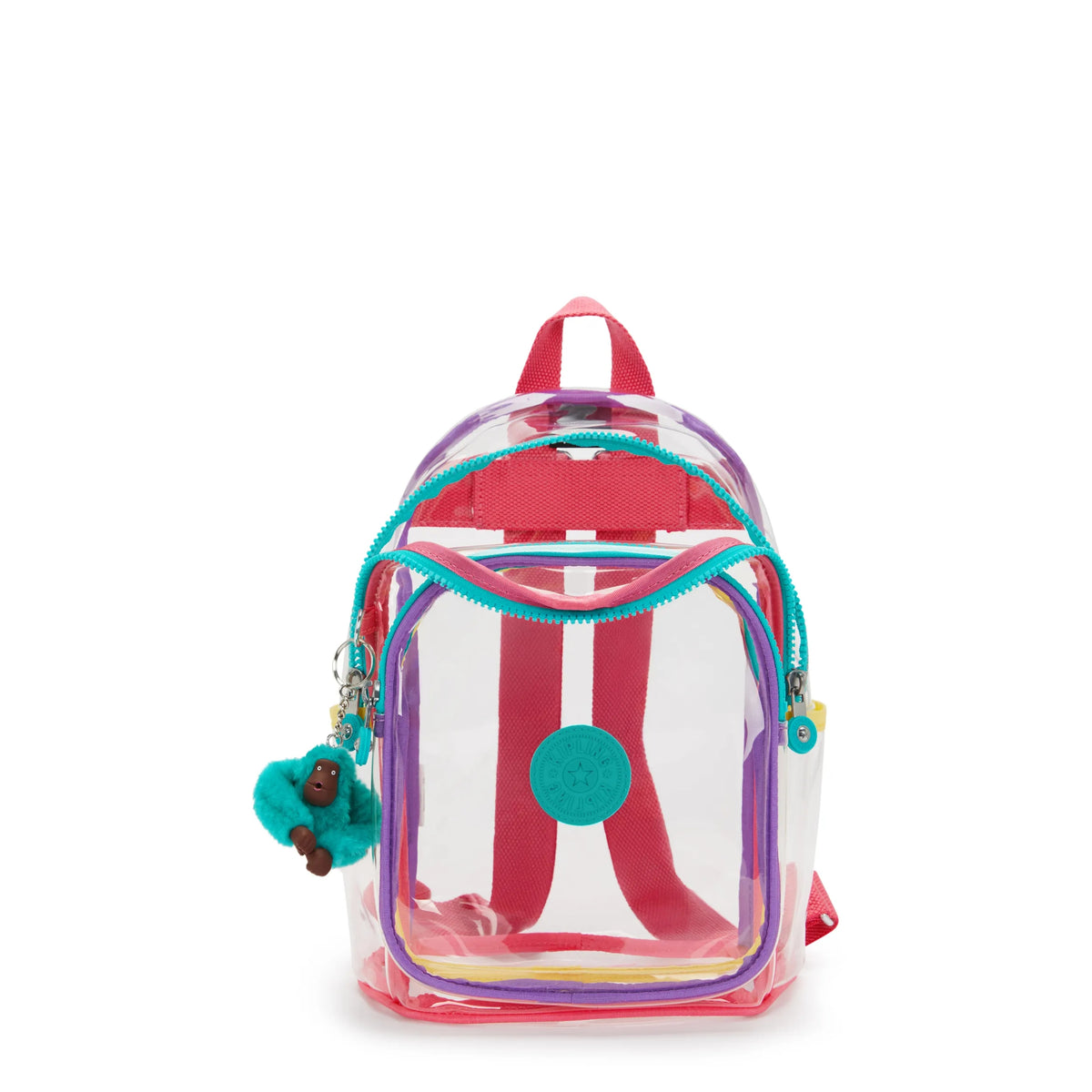 Jacinta Clear Backpack Peacock Pop Multi - 3