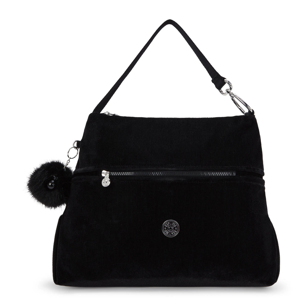 Neville Corduroy Shoulder Bag Onyx Black Glam - 1