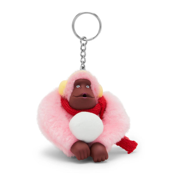 Snowball Monkey Keychain