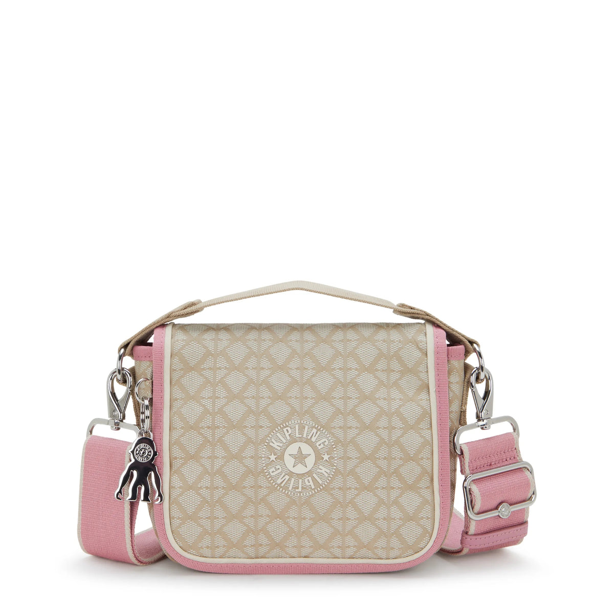 Ramey Printed Crossbody Bag SIGNATURE BEIGE EMBOSSED - 1