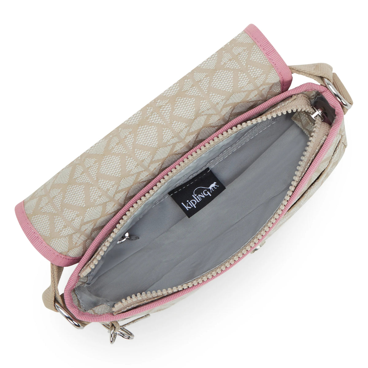 Ramey Printed Crossbody Bag SIGNATURE BEIGE EMBOSSED - 3