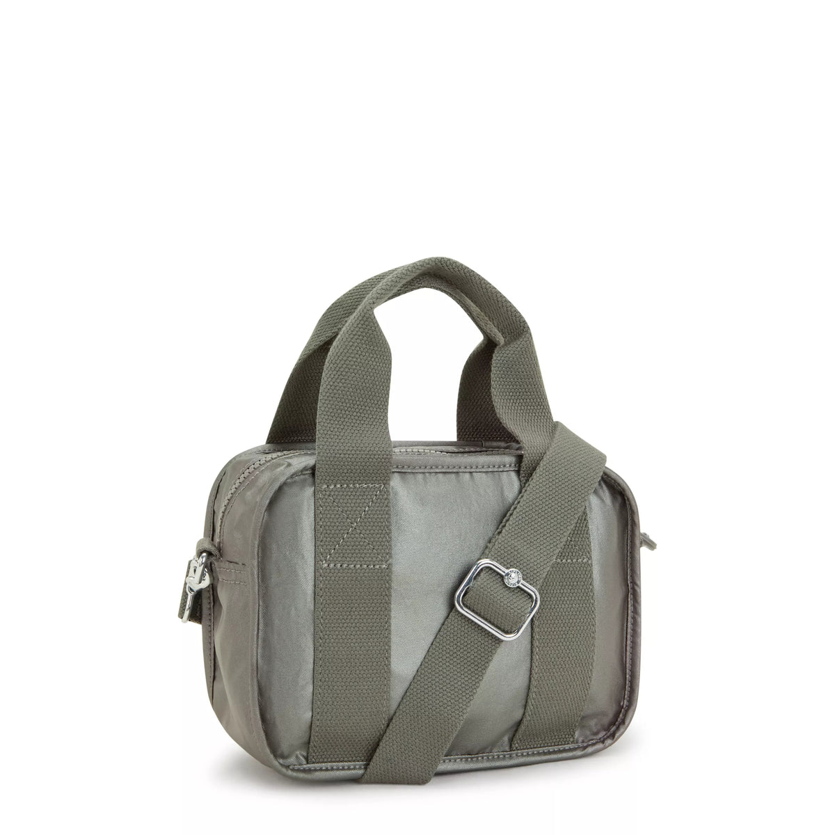 Nadale Metallic Crossbody Bag Moon Grey Met - 2