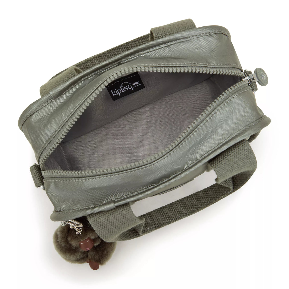Nadale Metallic Crossbody Bag Moon Grey Met - 3