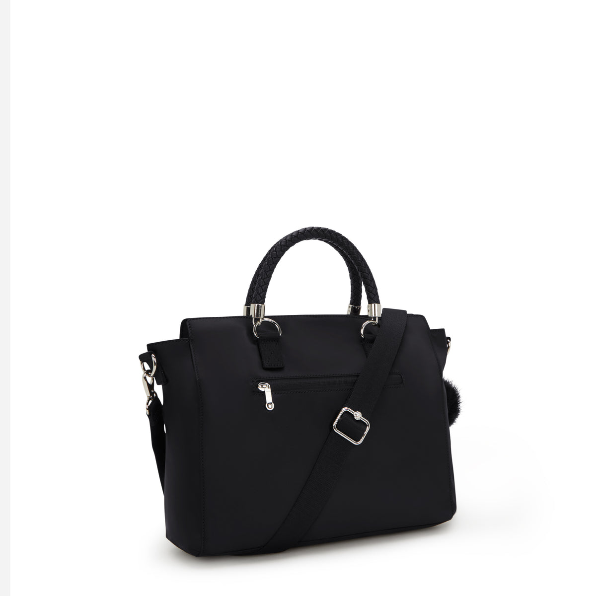 McKenna Handbag Jet Black Braid - 2