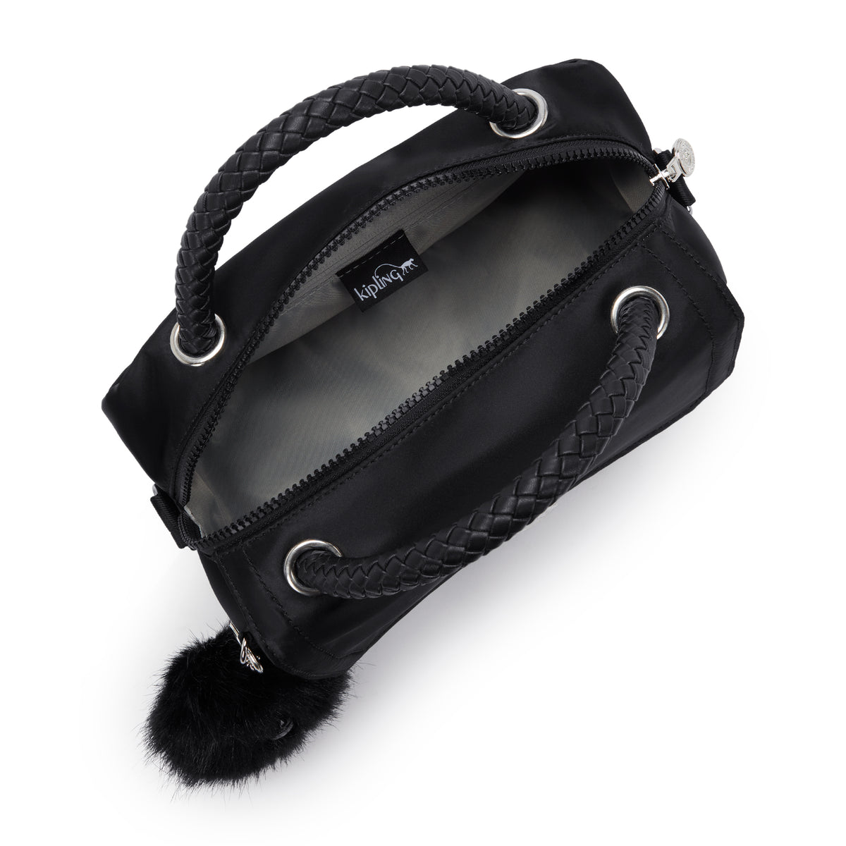 Ainsley Crossbody Bag Jet Black Braid - 3