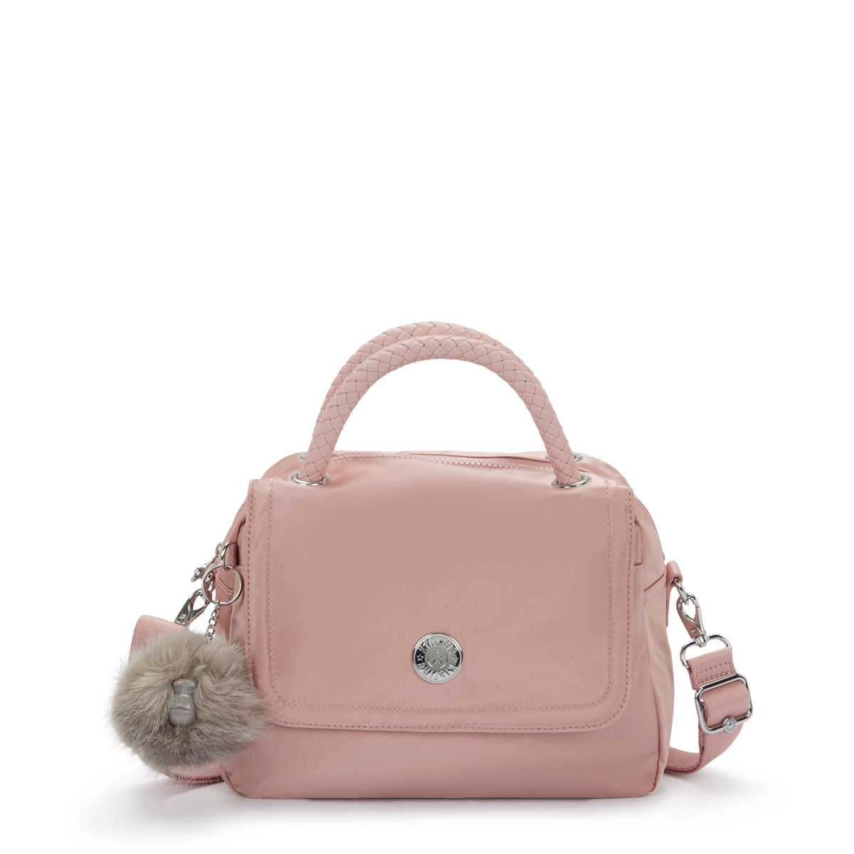 Ainsley Crossbody Bag Petal Pink Braid - 1