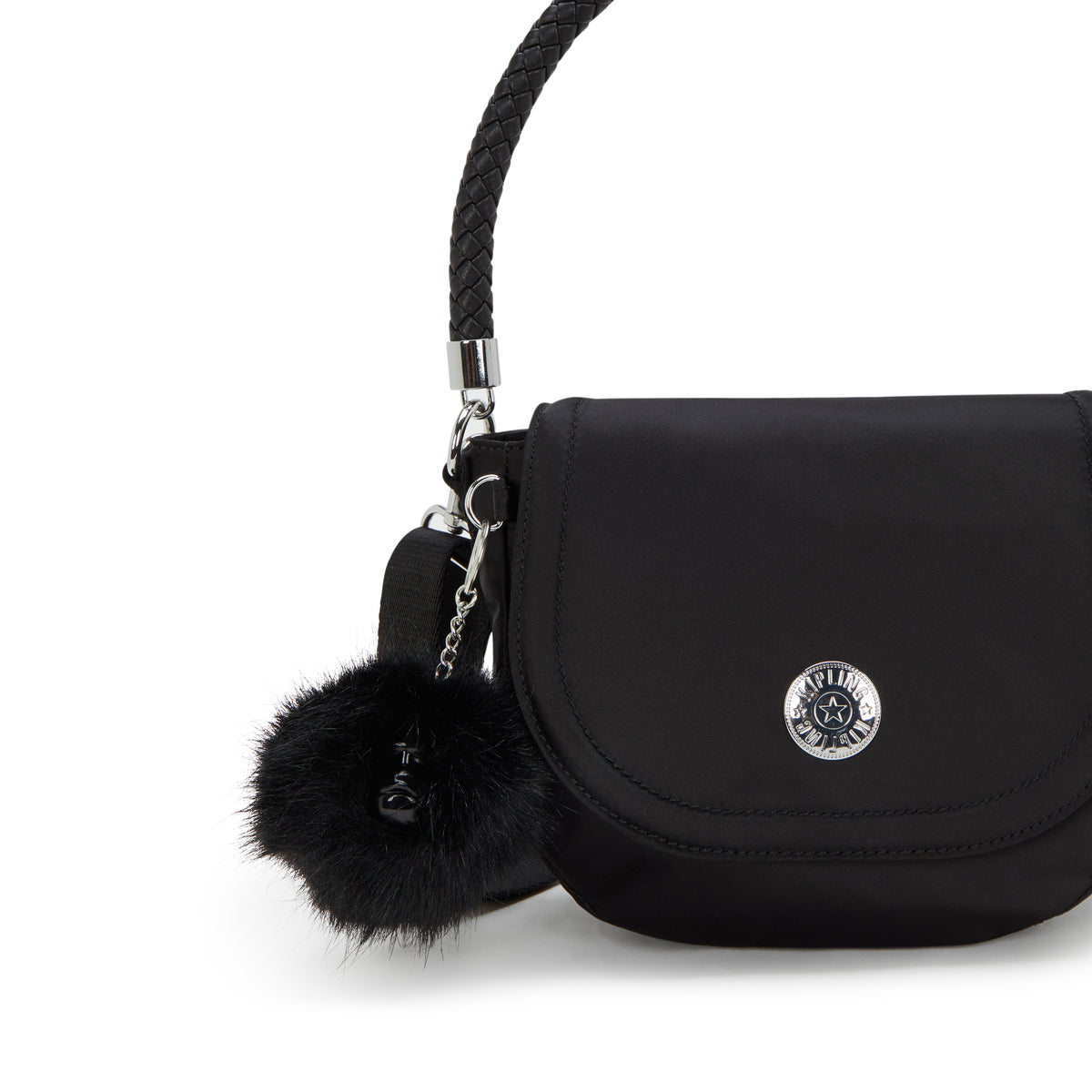 Breen Shoulder Bag Jet Black Braid - 2